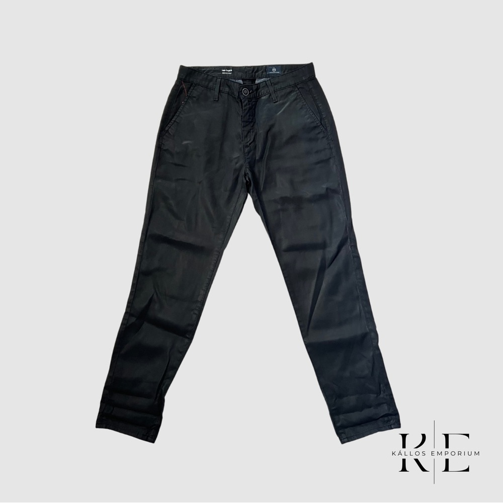 The Caden/Adriano Goldschmied Black Straight Pants